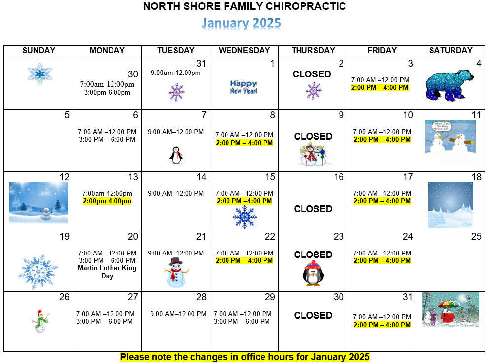 North Shore Calendar