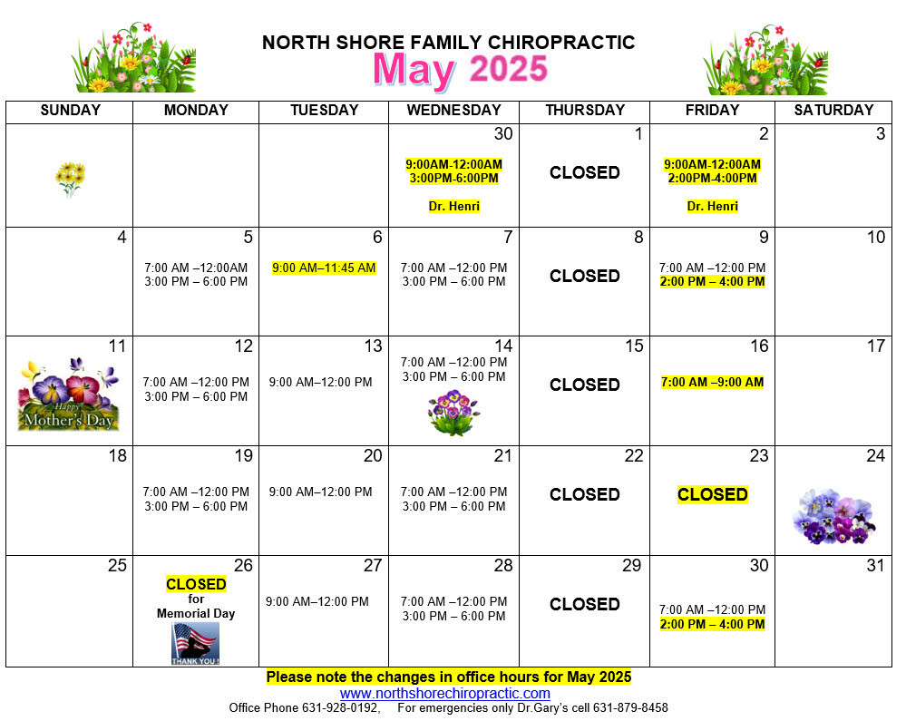 North Shore Calendar