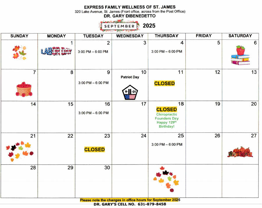 Dr. Gary Calendar